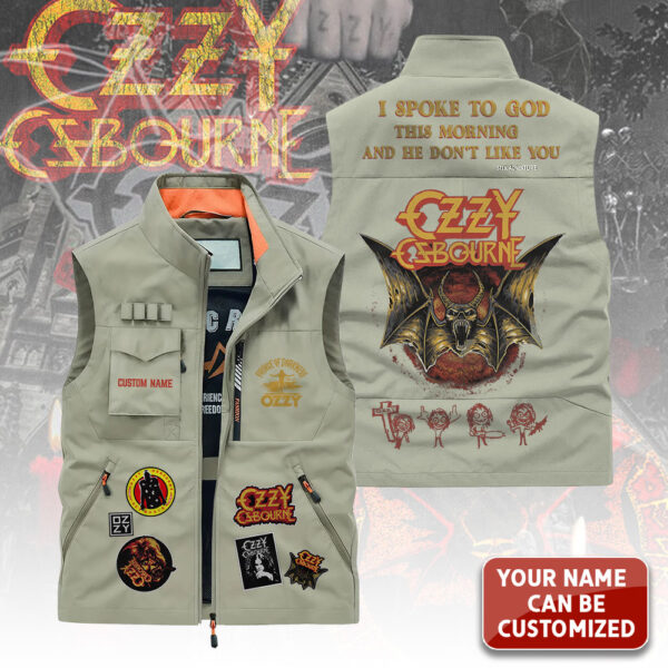 Personalized Ozzy Osbourne Custom Adventure Vest - TANTN 14932