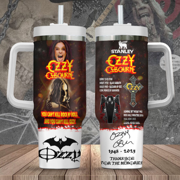 Ozzy Osbourne 40oz Stanley Tumbler - TANTN 15055