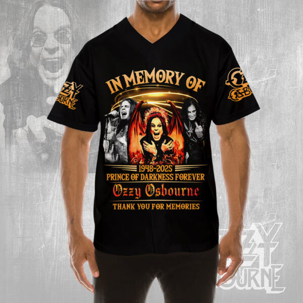 Ozzy Osbourne Baseball Jersey - MAITM 12430