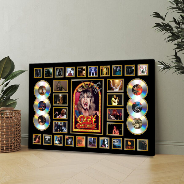 Ozzy Osbourne Rectangle Canvas With Inner Frame - MAITM 12411