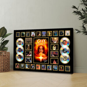 Ozzy Osbourne Rectangle Canvas With Inner Frame - MAITM 12399