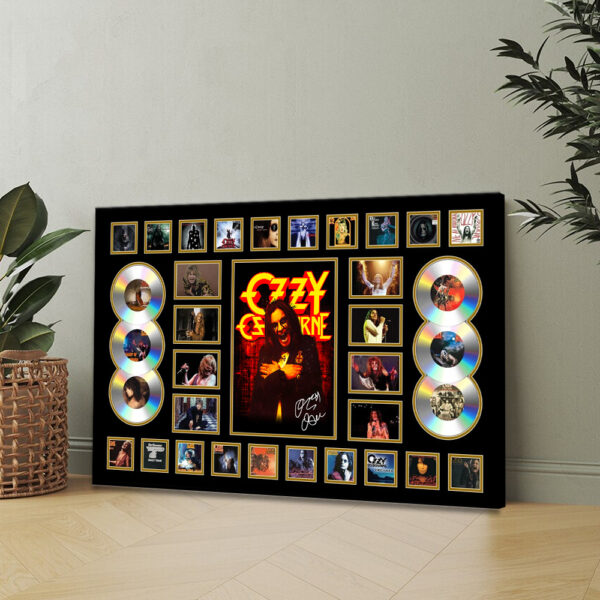 Ozzy Osbourne Rectangle Canvas With Inner Frame - MAITM 12400