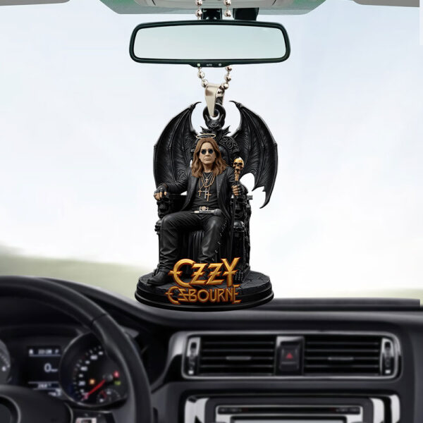 Ozzy Osbourne Custom Shape 1-sided Acrylic Car Ornament - MAITM 12404