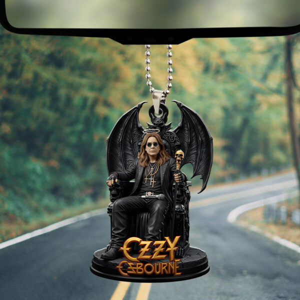 Ozzy Osbourne Custom Shape 1-sided Acrylic Car Ornament - MAITM 12404