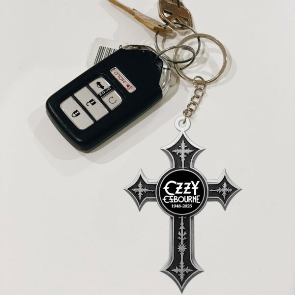 Ozzy Osbourne Custom Shape 2-sided Keychain - MAITM 12482
