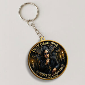 Ozzy Osbourne Custom Shape 2-sided Keychain - MAITM 12429
