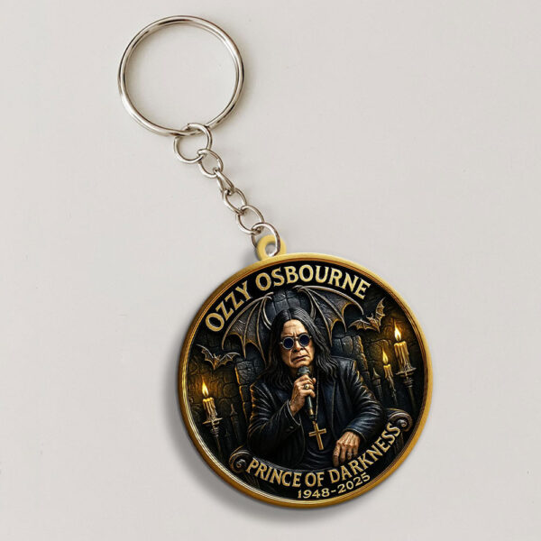 Ozzy Osbourne Custom Shape 2-sided Keychain - MAITM 12429