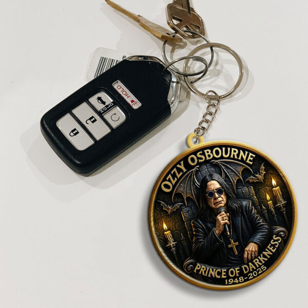 Ozzy Osbourne Custom Shape 2-sided Keychain - MAITM 12429