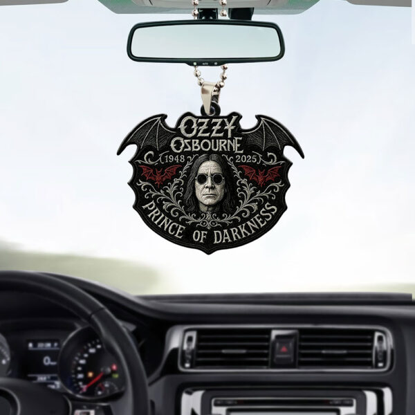 Ozzy Osbourne Custom Shape 1-sided Acrylic Car Ornament - GNE NEW574