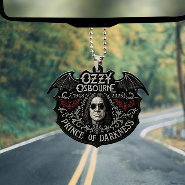 Ozzy Osbourne Custom Shape 1-sided Acrylic Car Ornament - GNE NEW574