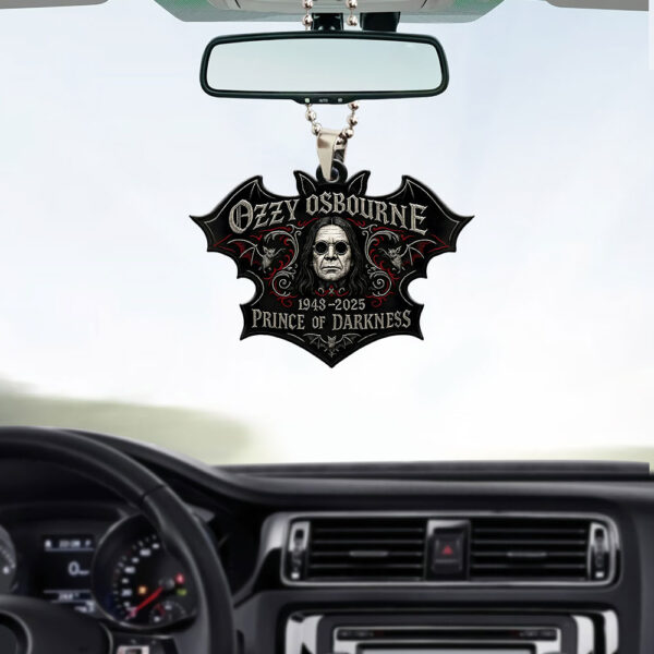Ozzy Osbourne Custom Shape 1-sided Acrylic Car Ornament - GNE NEW575