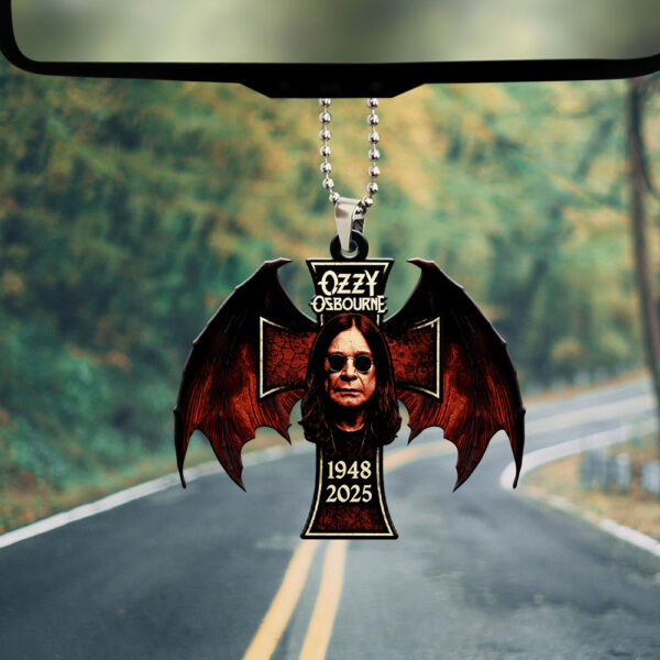Ozzy Osbourne Custom Shape 1-sided Acrylic Car Ornament - GNE NEW576