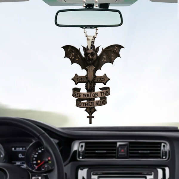 Ozzy Osbourne Custom shape 2-sided Acrylic Car Ornament - GNE NEW561
