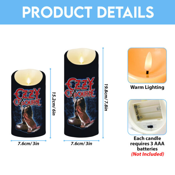 Ozzy Osbourne Led Candle - MAITM 12404