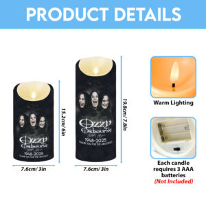 Ozzy Osbourne Led Candle - MAITM 12461