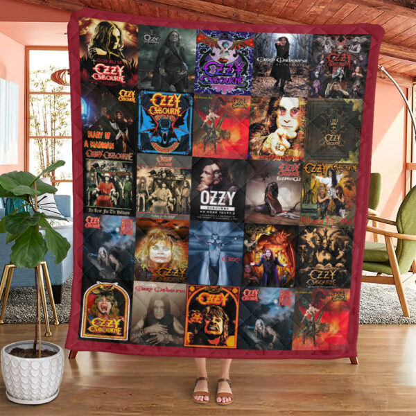 Ozzy Osbourne Quilt Blanket - MAITM 12392