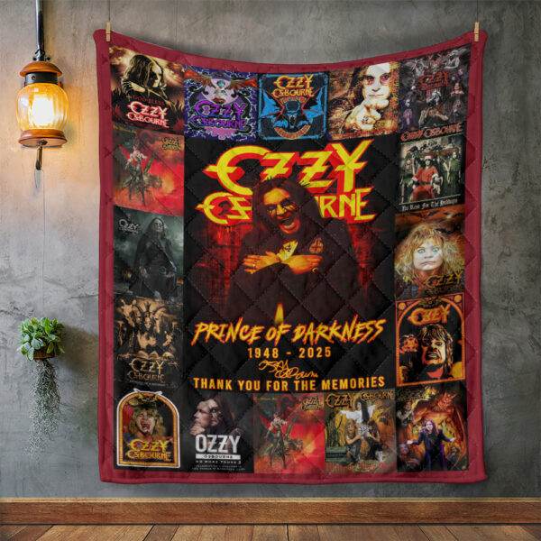Ozzy Osbourne Quilt Blanket - MAITM 12394
