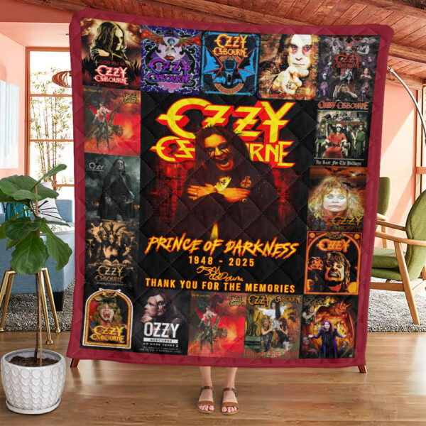 Ozzy Osbourne Quilt Blanket - MAITM 12394