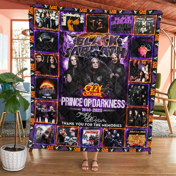 Ozzy Osbourne Quilt Blanket - MAITM 12401