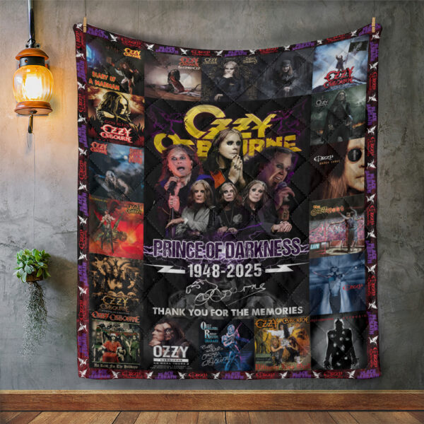Ozzy Osbourne Quilt Blanket - MAITM 12403