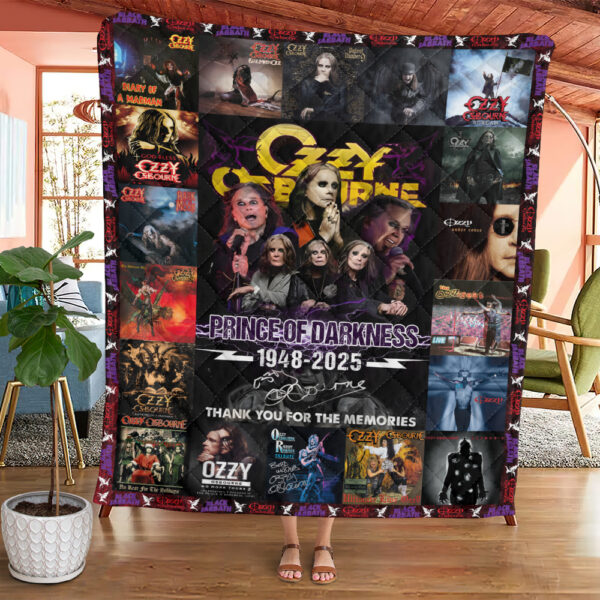 Ozzy Osbourne Quilt Blanket - MAITM 12403
