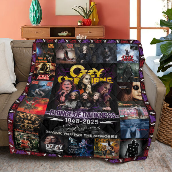 Ozzy Osbourne Quilt Blanket - MAITM 12403