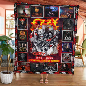 Ozzy Osbourne Quilt Blanket - TANTN 14931
