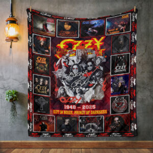 Ozzy Osbourne Quilt Blanket - TANTN 14931