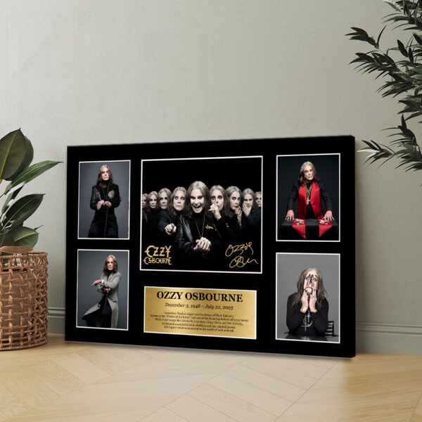 Ozzy Osbourne Rectangle Canvas With Inner Frame - TANTN 15048