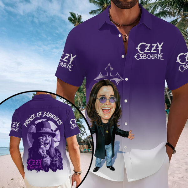 Ozzy Osbourne Short Sleeve Dress Shirt – MAITM 12390