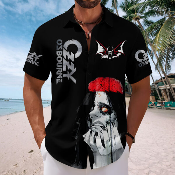 Ozzy Osbourne Short Sleeve Dress Shirt – MAITM 12495