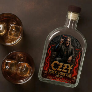 Ozzy Osbourne 25oz Empty Whiskey Bottle - TANTN 14966