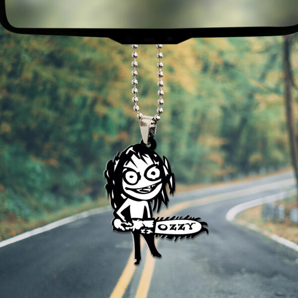 Ozzy Osbourne Custom shape 2-sided Acrylic Car Ornament - GNE 4104