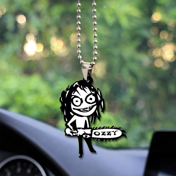 Ozzy Osbourne Custom shape 2-sided Acrylic Car Ornament - GNE 4104