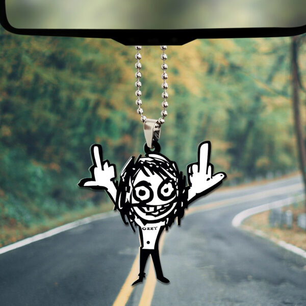 Ozzy Osbourne Custom shape 2-sided Acrylic Car Ornament - GNE 4105