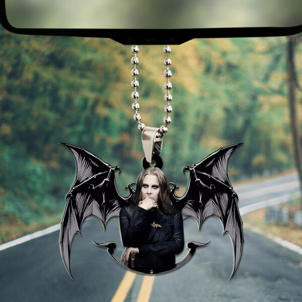 Ozzy Osbourne Custom shape 2-sided Acrylic Car Ornament - GNE 4157