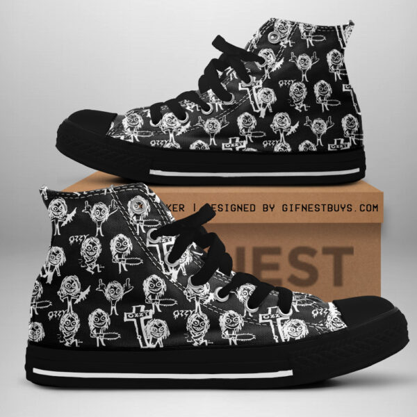Ozzy Osbourne High Top Canvas Shoes - TANTN 15059