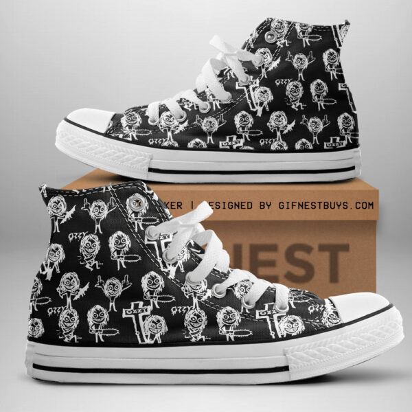 Ozzy Osbourne High Top Canvas Shoes - TANTN 15059