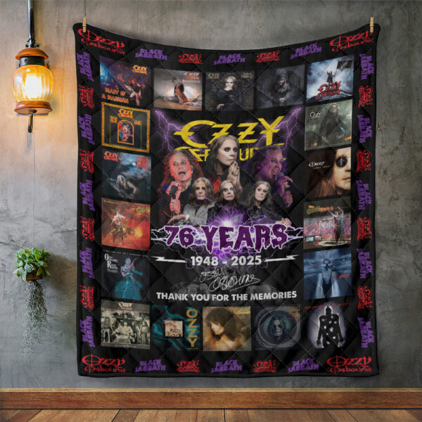 Ozzy Osbourne Quilt Blanket - TANTN 15197