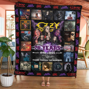 Ozzy Osbourne Quilt Blanket - TANTN 15197