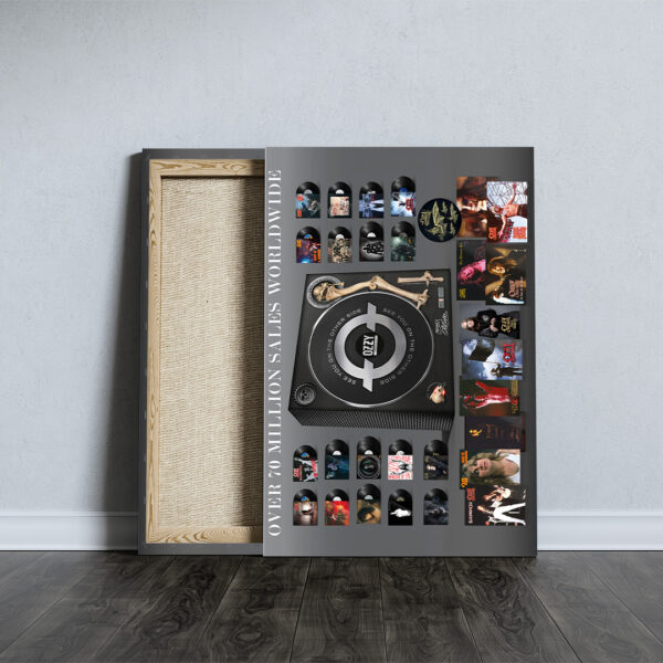 Ozzy Osbourne Rectangle Canvas With Inner Frame - TANTN 15044