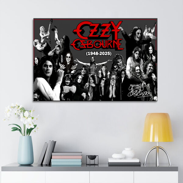 Ozzy Osbourne Rectangle Canvas With Inner Frame - TANTN 15049