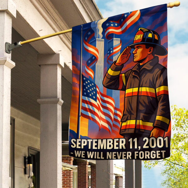 Patriot Day Garden Flag - TMTHU 212