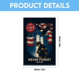 Patriot Day Garden Flag - TMTHU 296