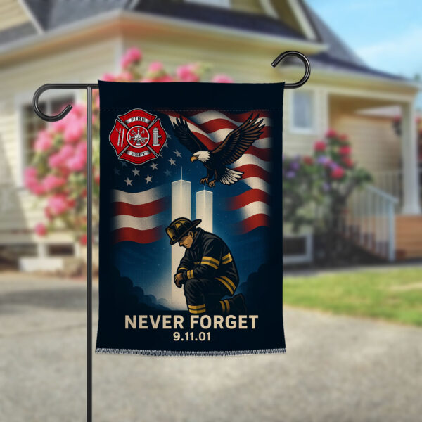 Patriot Day Garden Flag - TMTHU 296