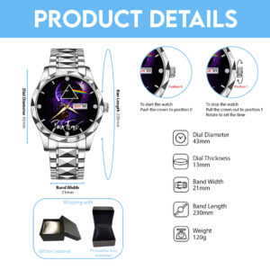 Pink Floyd Alloy Luxury Quartz Watch - TMTHU 196