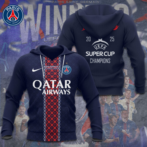 Paris Saint-Germain Super Cup Winner 2025 3D Apparel - TANTN 15309