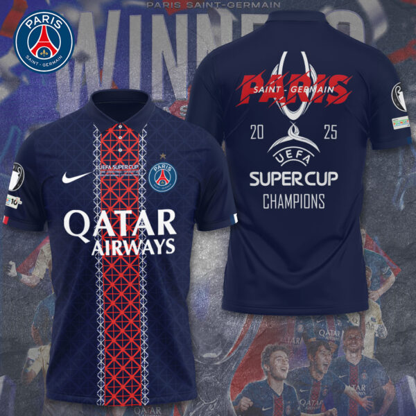 Paris Saint-Germain Super Cup Winner 2025 3D Apparel - TANTN 15309