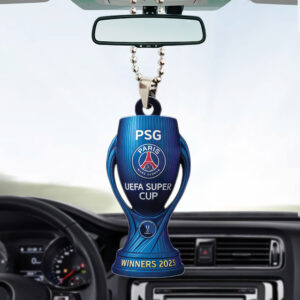 Paris Saint-Germain Custom Shape 1-sided Acrylic Car Ornament - TMTHU 377