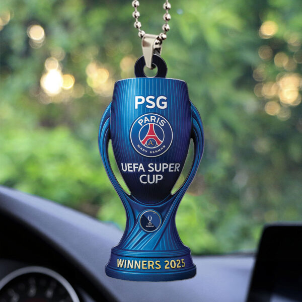 Paris Saint-Germain Custom Shape 1-sided Acrylic Car Ornament - TMTHU 377